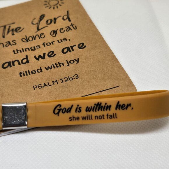 NEW INSPIRATIONAL FAITH CANVAS POUCH, NOTEPAD, PEN, BOOKMARK & KEYCHAIN GIFT SET - Picture 4 of 10
